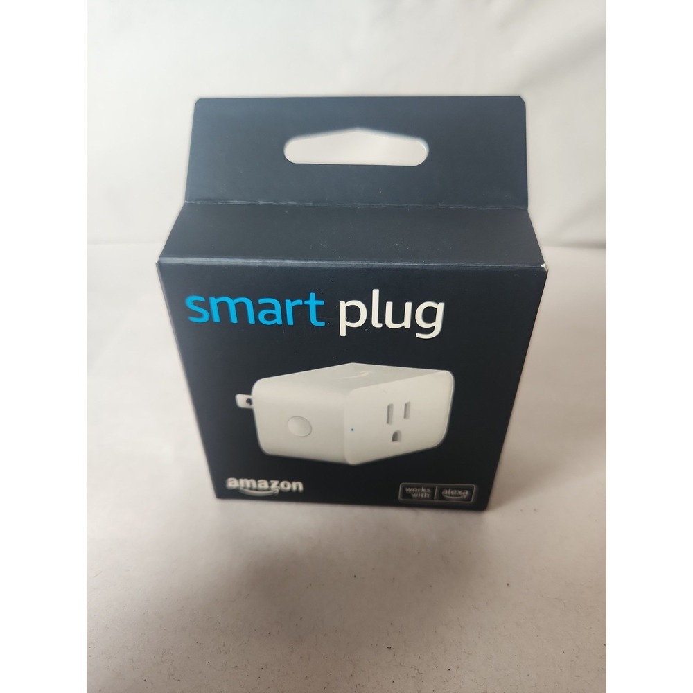 New Factory Sealed Amazon Smart Plug Whte C2YY37 Works W/Alexa Add Voice Control